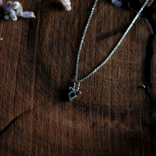 Angelic Power Rune Tiny Necklace - GOLD