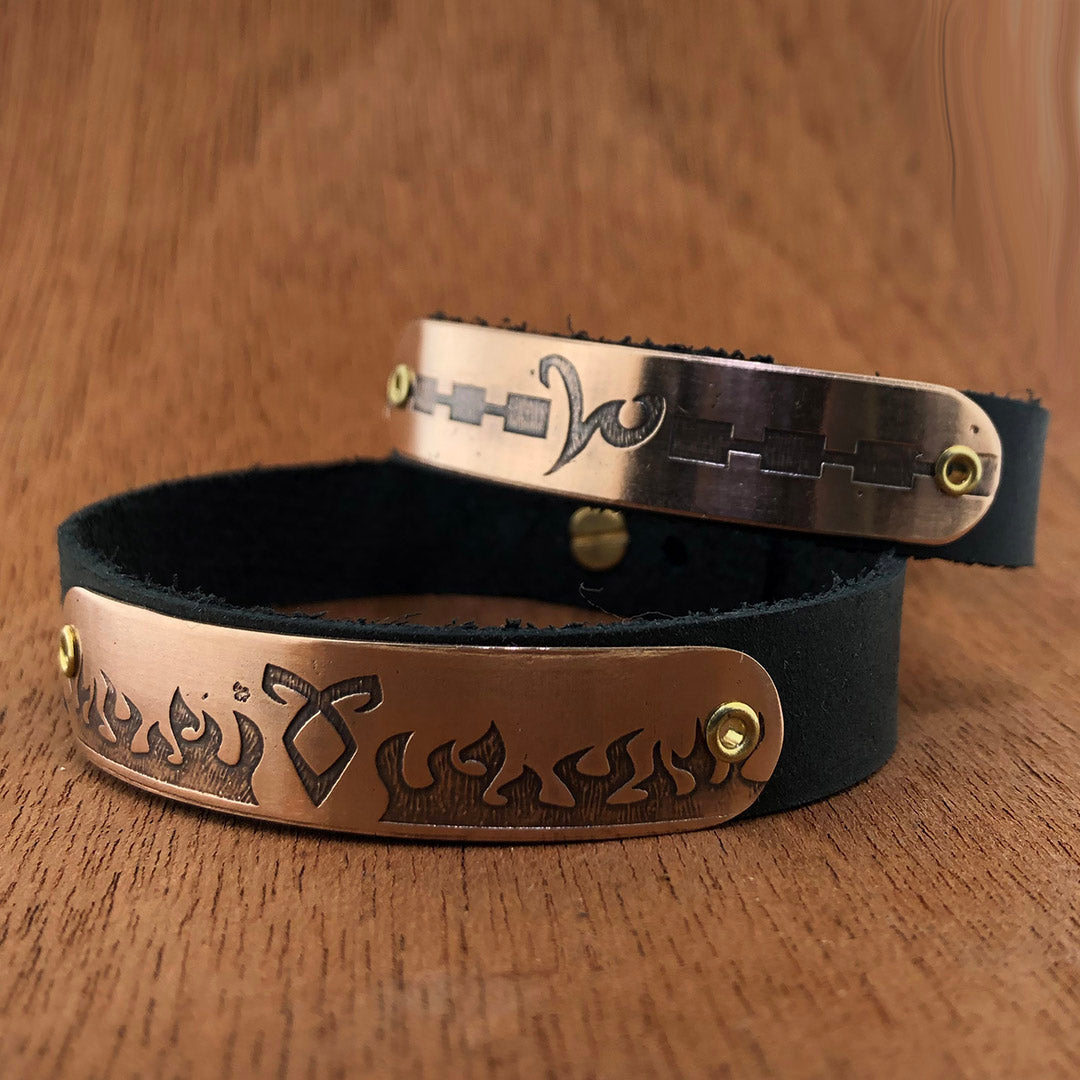 Distressed Family Symbol - Rune Bracelet