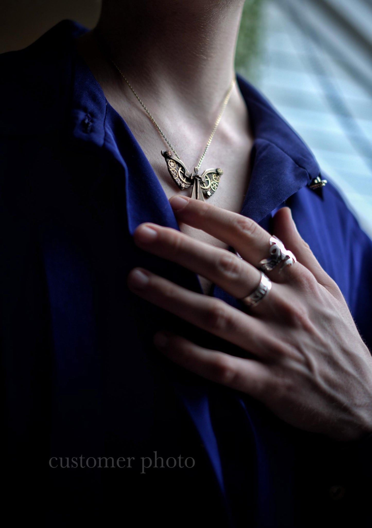 Tessa's Clockwork Angel Necklace