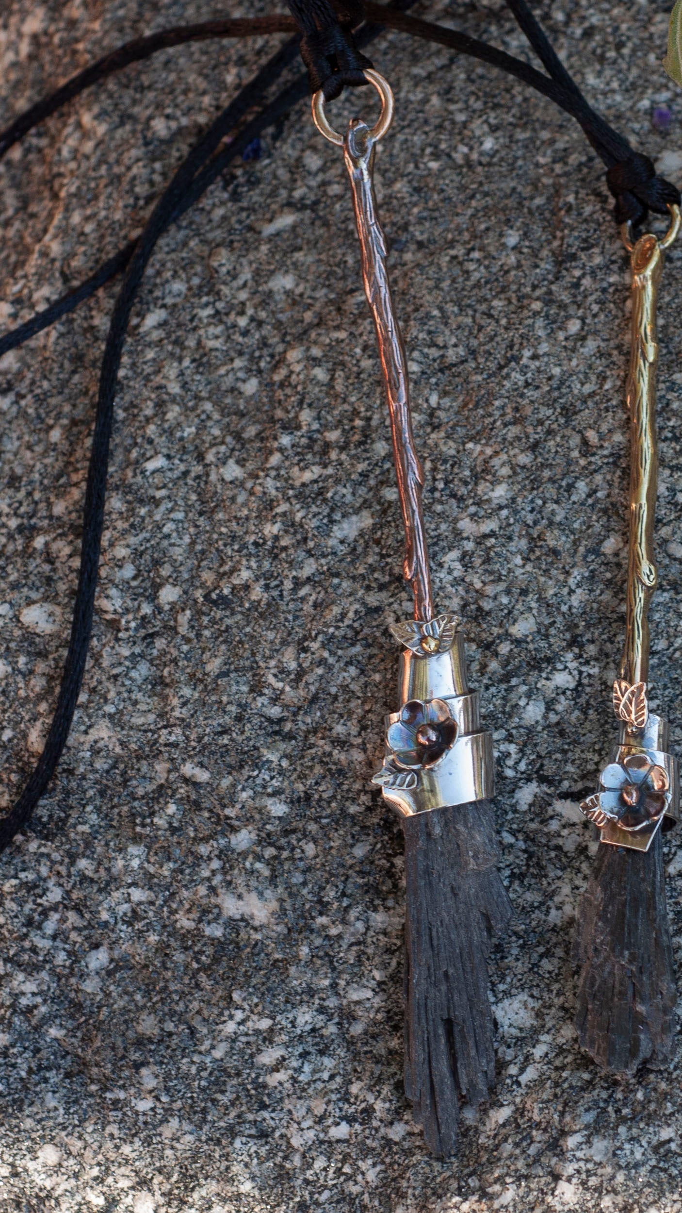 Kyanite Broom Necklace