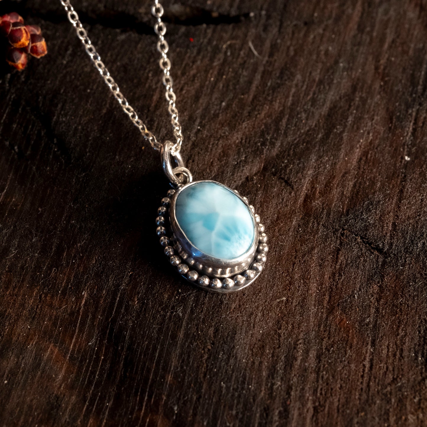 Larimar Oval Necklace