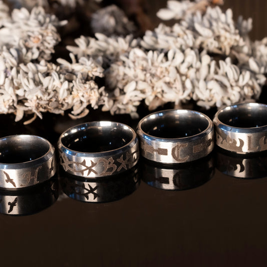 Shadowhunter Family Rings- Stainless Steel