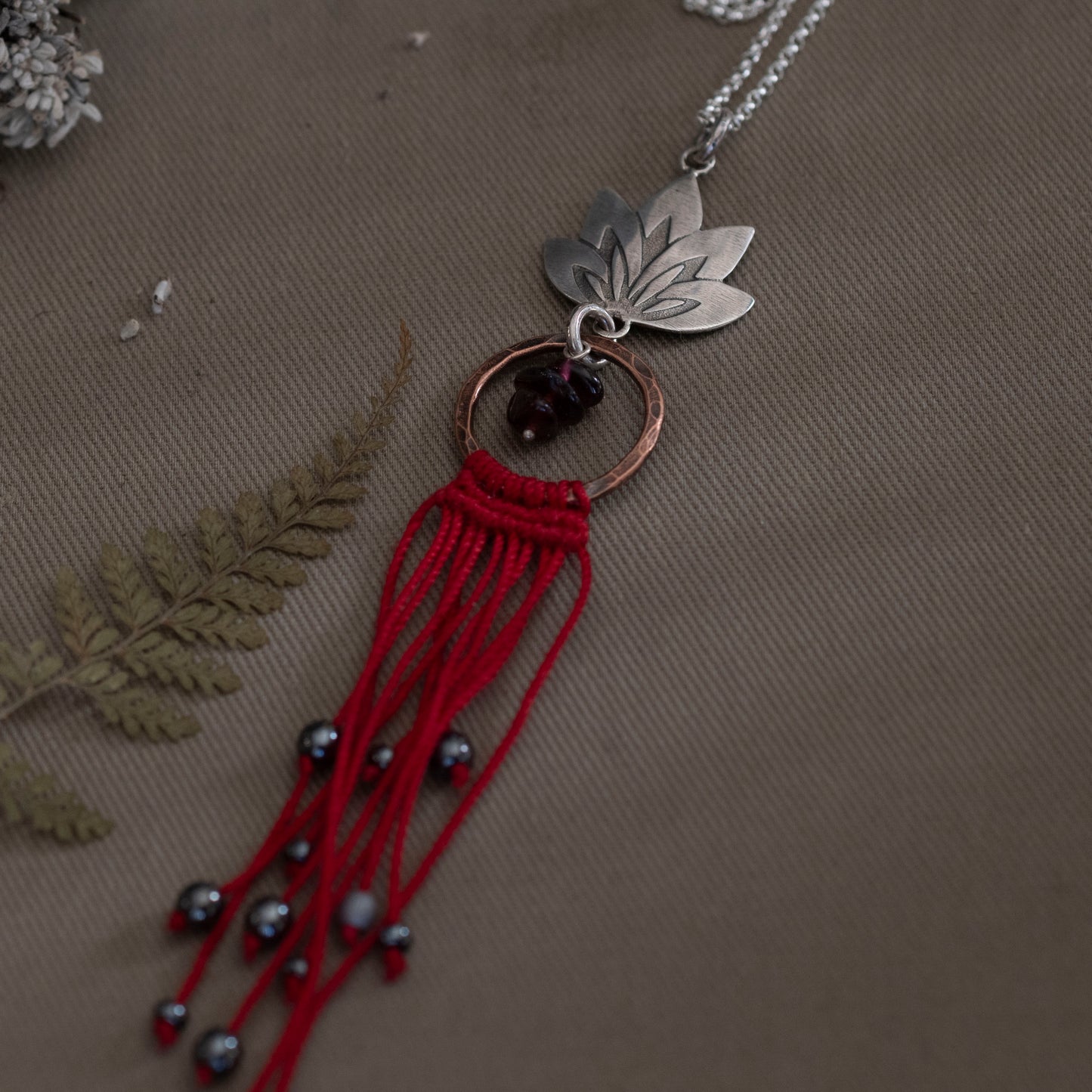 The Rooted Lotus Pendant - Hebel Design