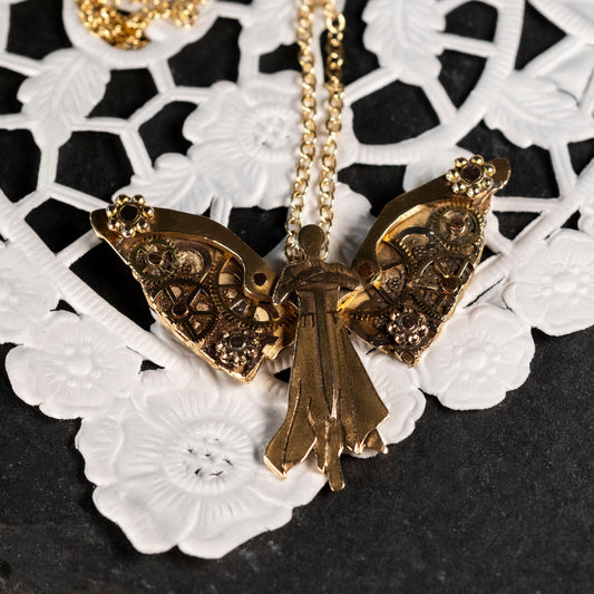 Tessa's Clockwork Angel Necklace - Small version