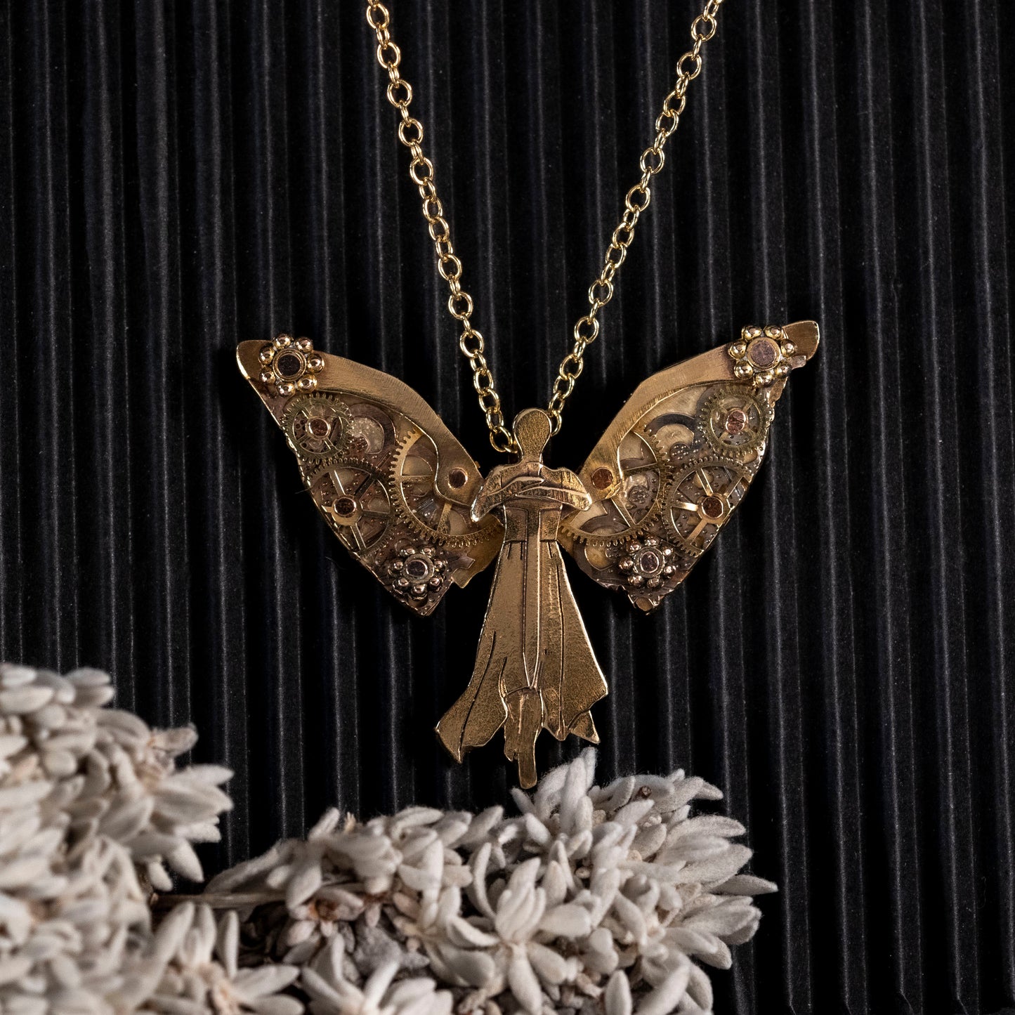 Tessa's Clockwork Angel Necklace - Small version