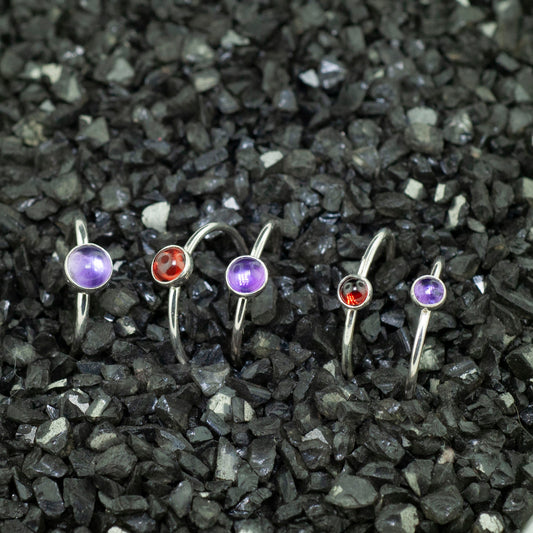 Stone Stacker Ring - 6mm