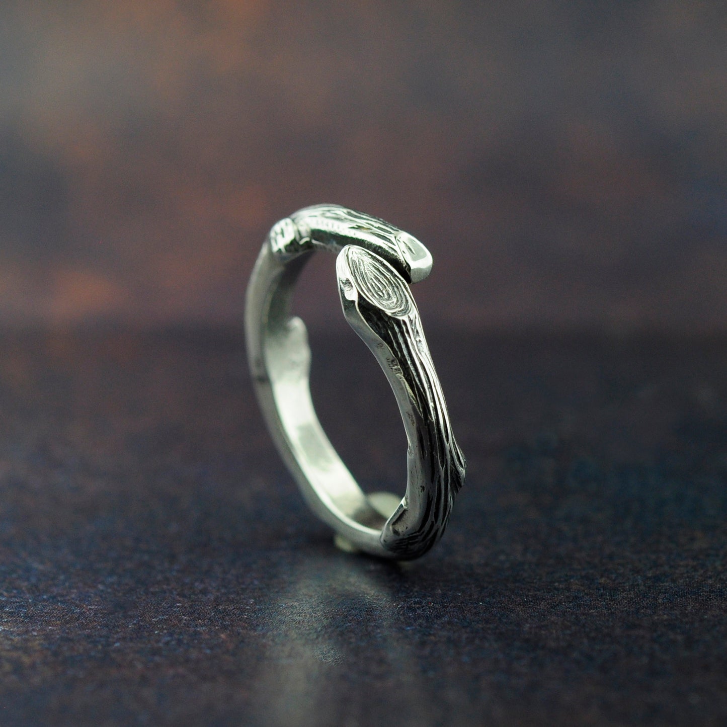 Twig Ring, branch ring, tree