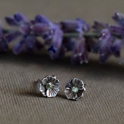 Monthly Bloom Stud Earrings - Hebel Design
