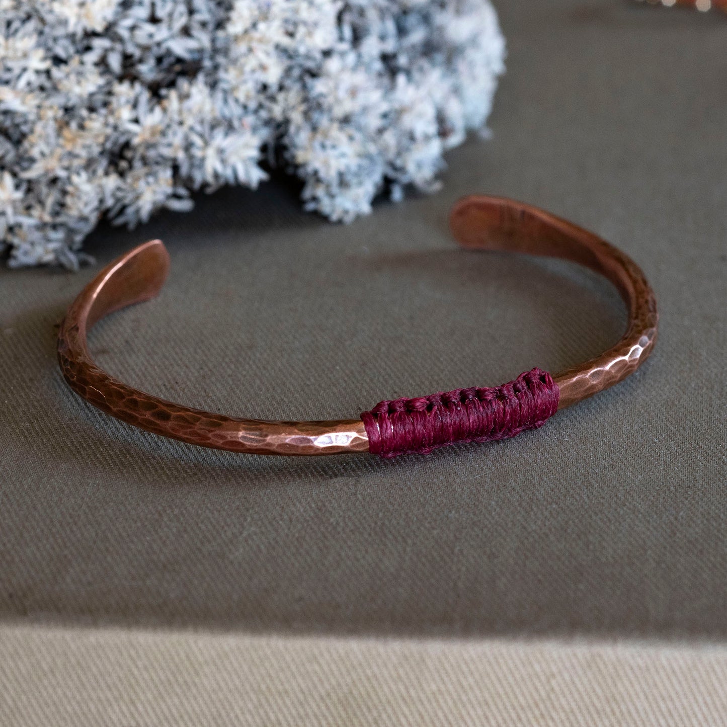 Copper Macrame Cuff - Hebel Design