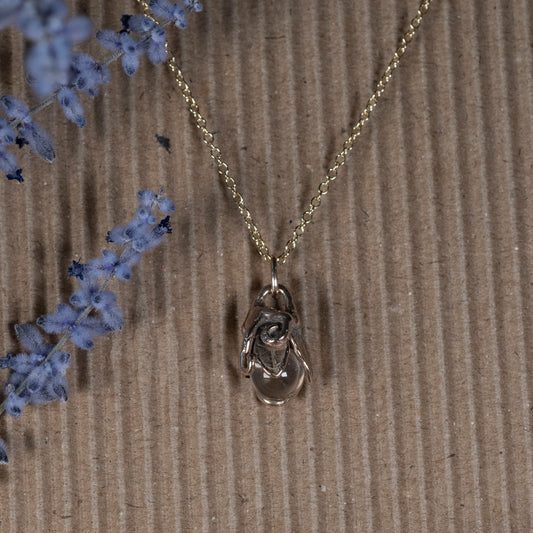 Brass Fairy Pendant
