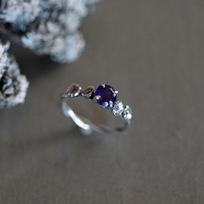 February Violet & Amethyst Ring - Hebel Design