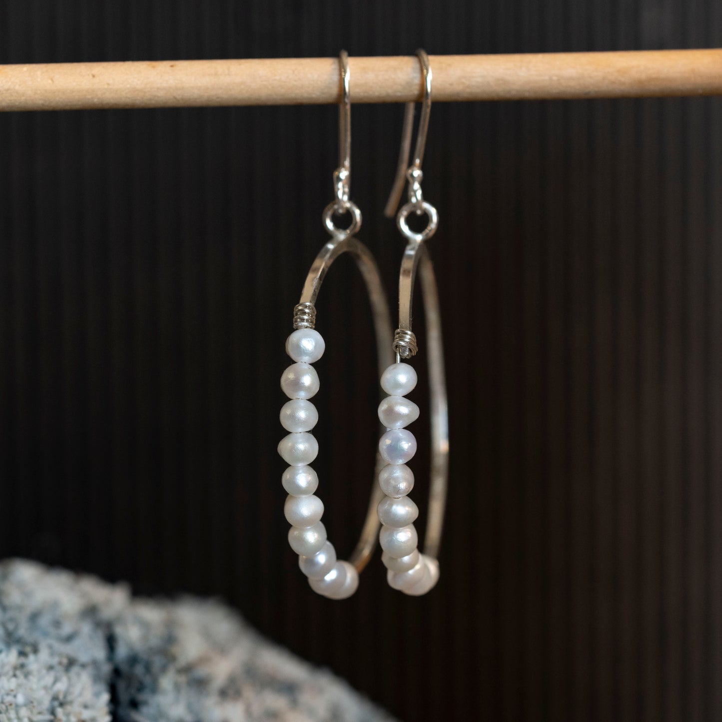 The Ethereal Orbit Hoops - OOAK - Hebel Design