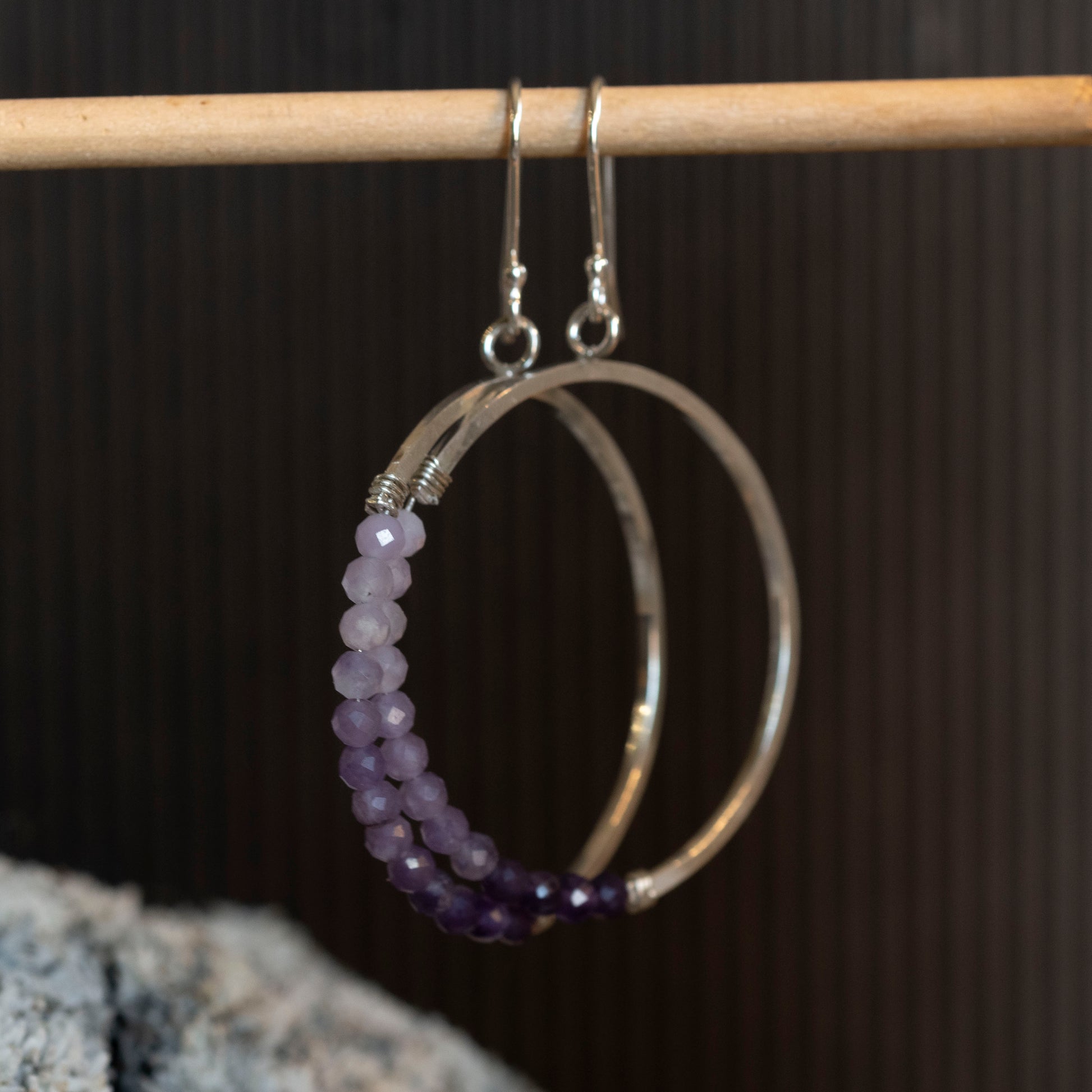 The Ethereal Orbit Hoops - OOAK - Hebel Design