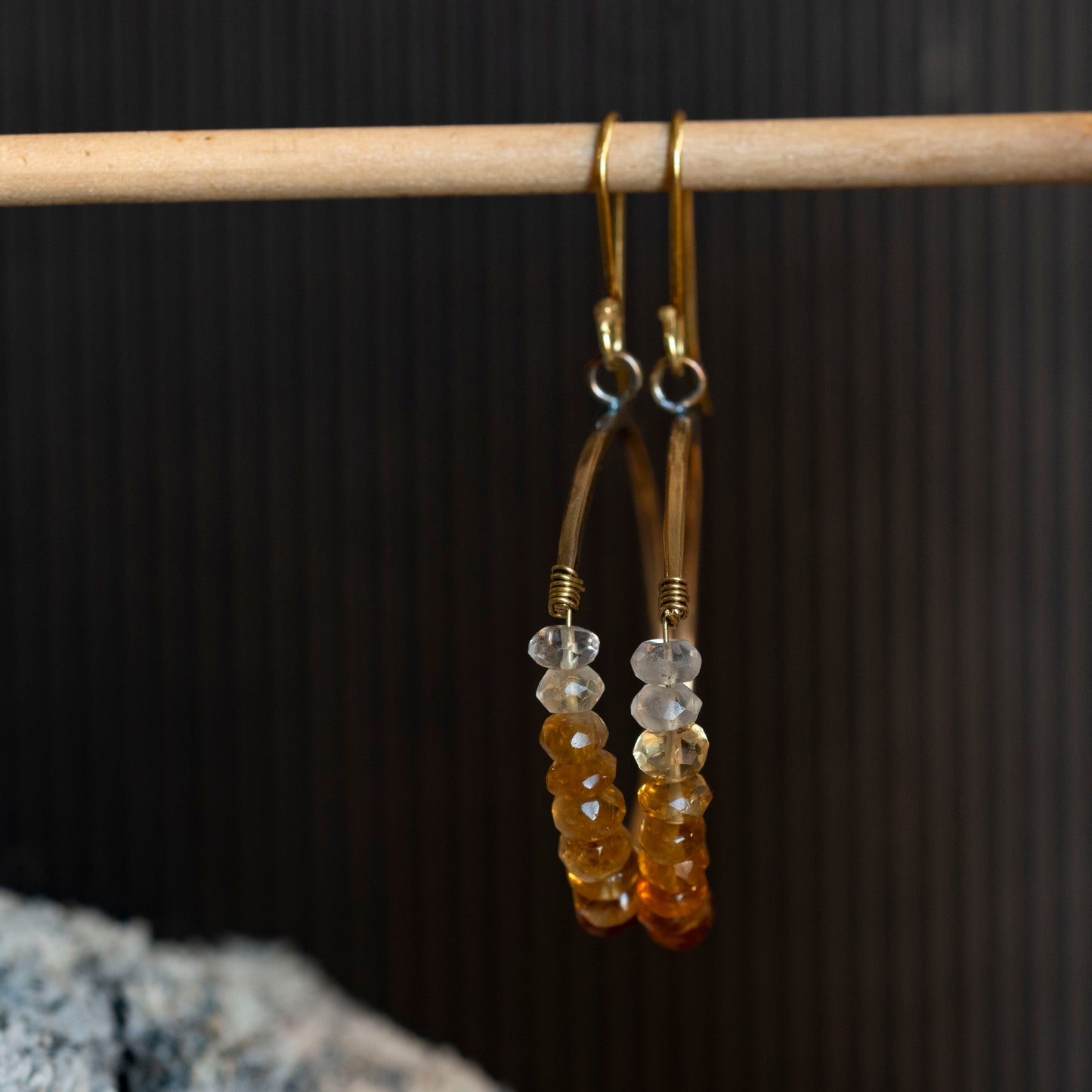 The Ethereal Orbit Hoops - OOAK - Hebel Design