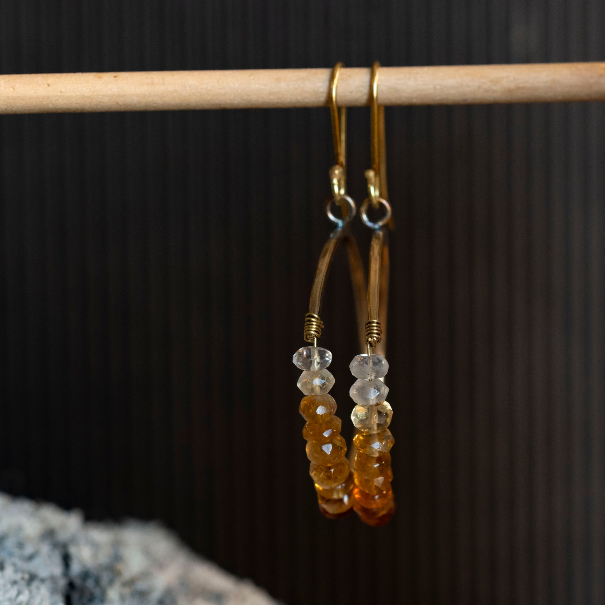 The Ethereal Orbit Hoops - OOAK - Hebel Design