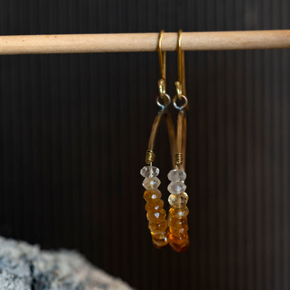 The Ethereal Orbit Hoops - OOAK - Hebel Design