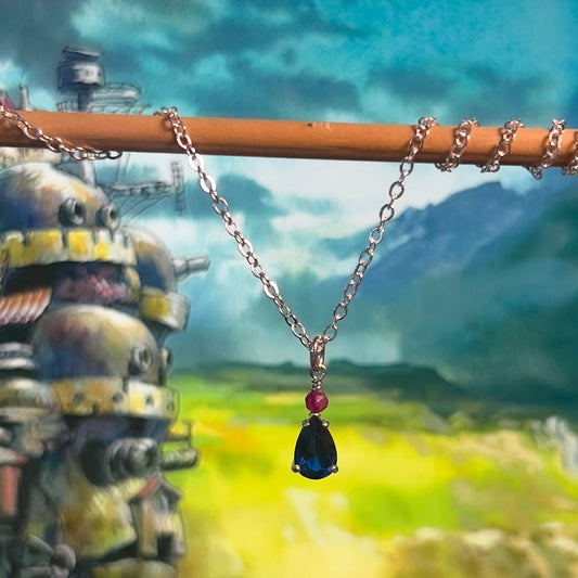 Howl's Pendant - Sapphire and Ruby