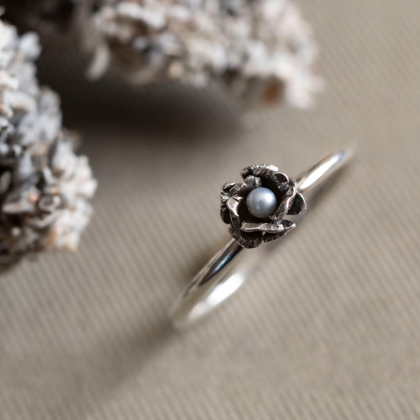 The Monthly Bloom Stacker Rings