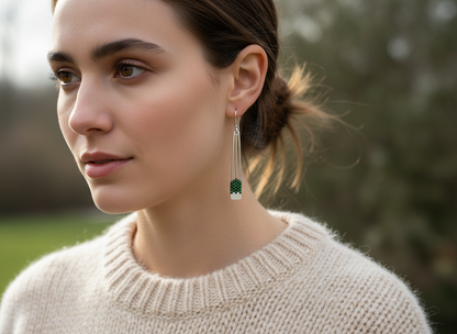 Long Pine Earrings - Hebel Design