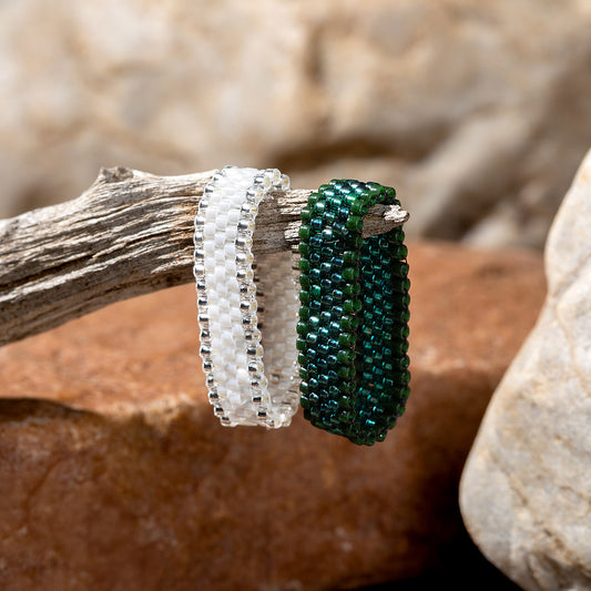 Beaded rings - Hebel Design