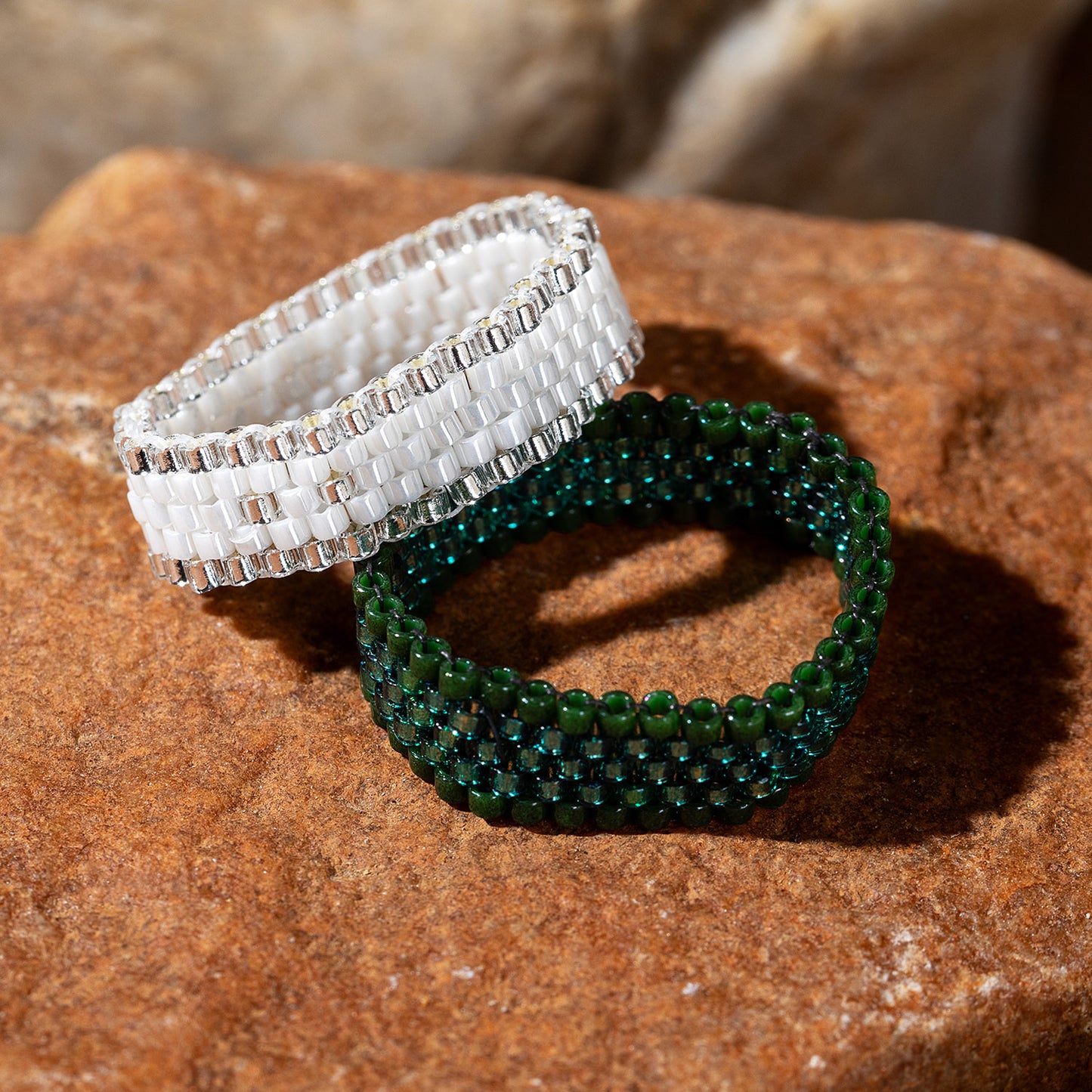 Beaded rings - Hebel Design