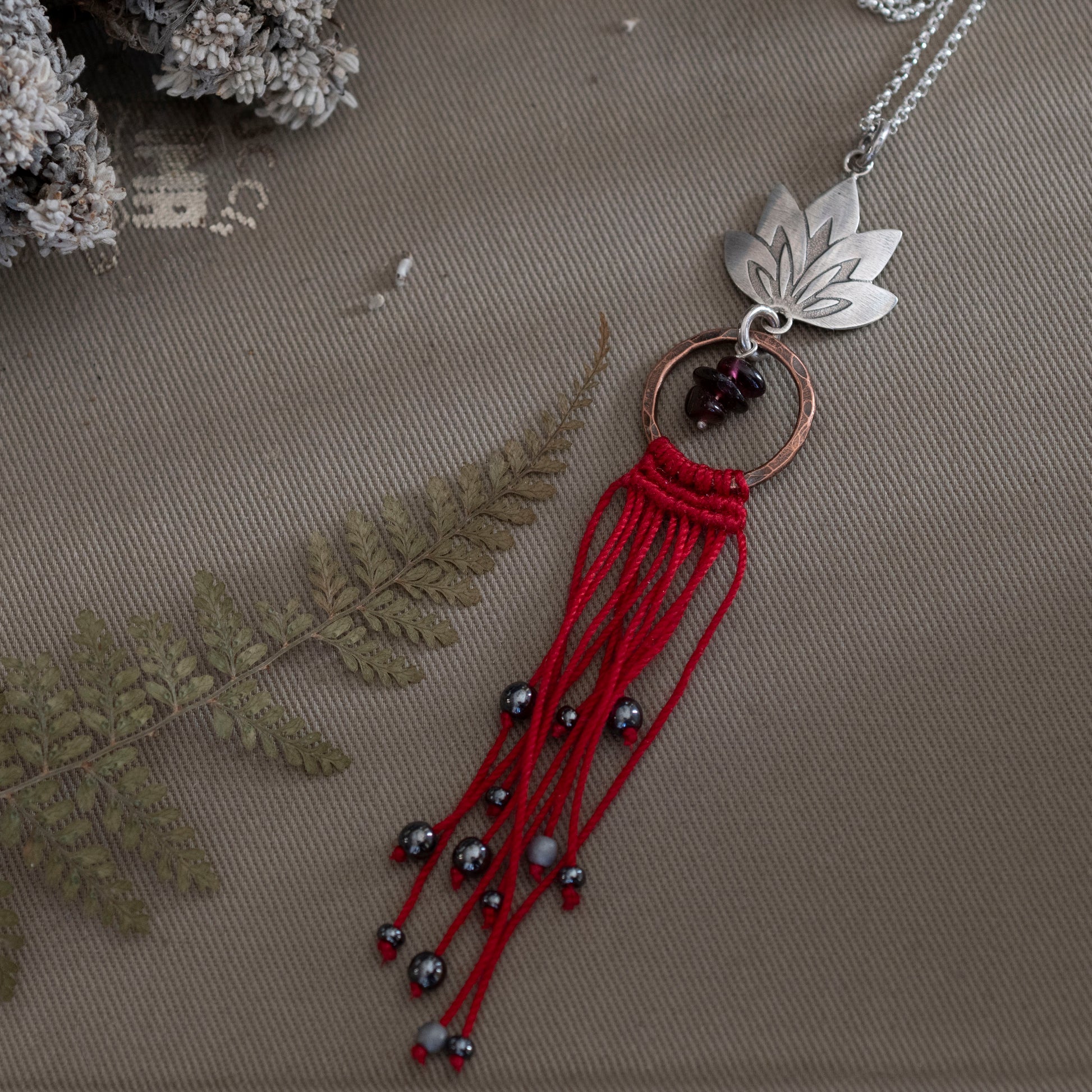 The Rooted Lotus Pendant - Hebel Design