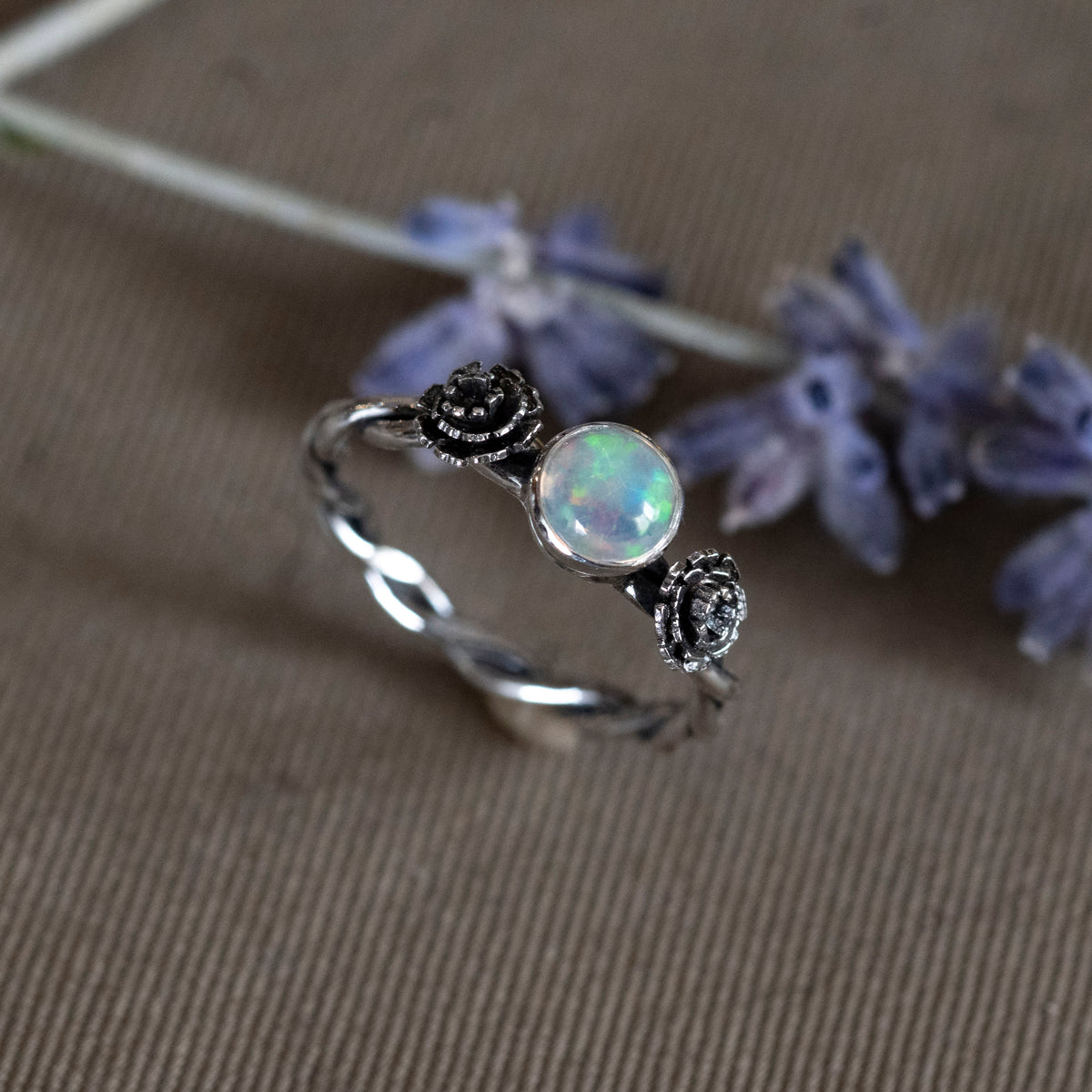 October Opal and Marigold Ring