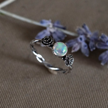 October Opal and Marigold Ring