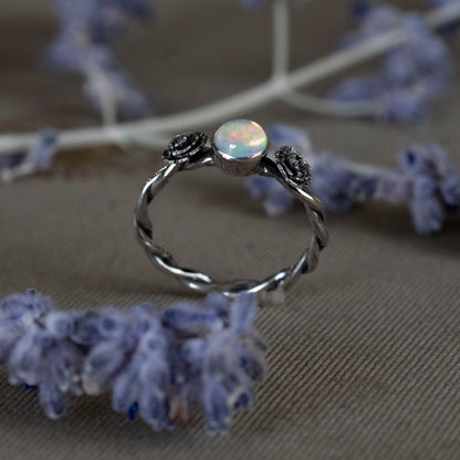 October Opal and Marigold Ring
