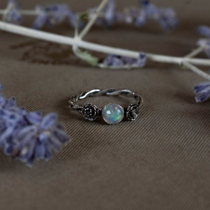 October Opal and Marigold Ring