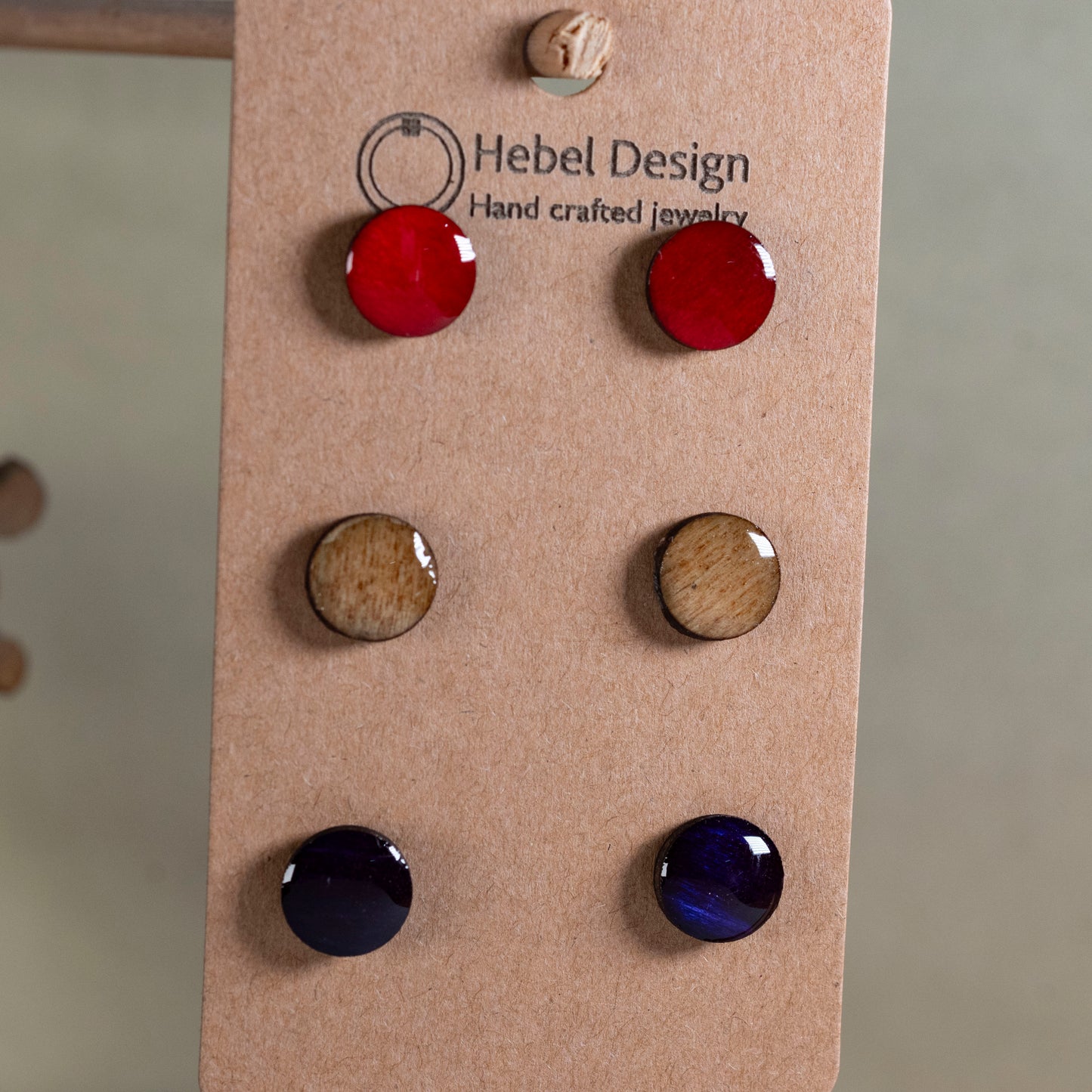 Wooden Earrings Post Multiples