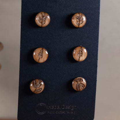 Wooden Earrings Post Multiples