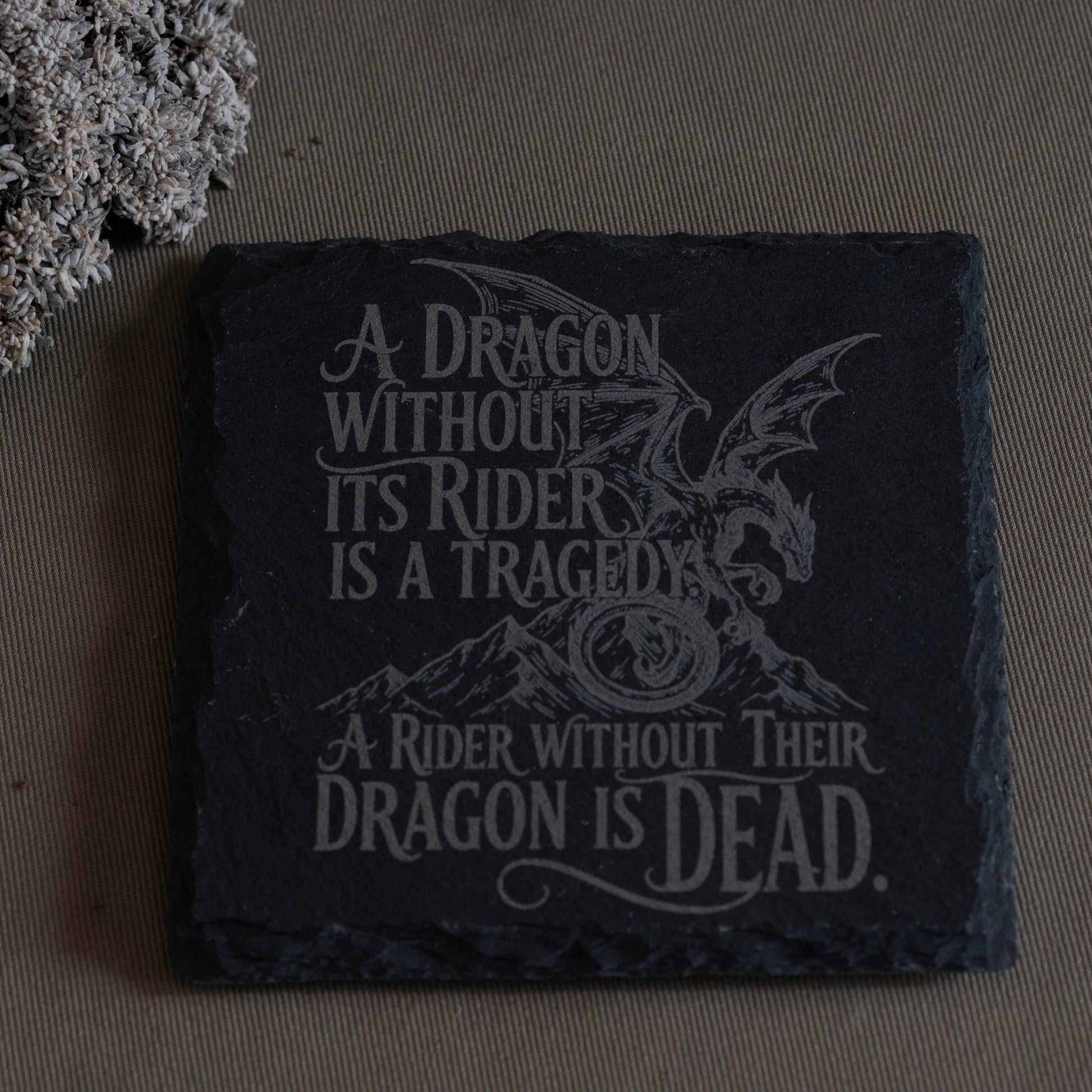 Quote Slate Coaster - Hebel Design