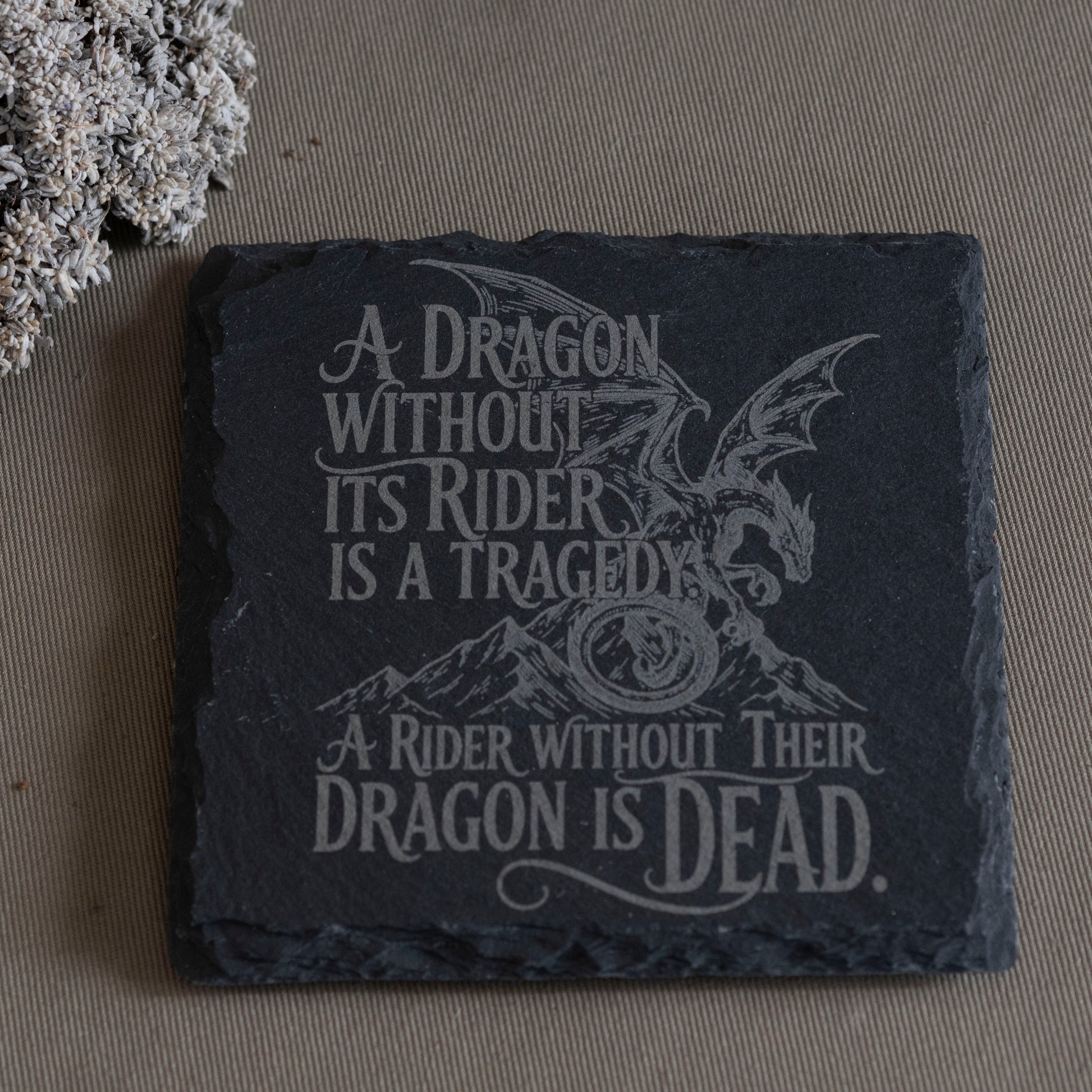 Quote Slate Coaster - Hebel Design