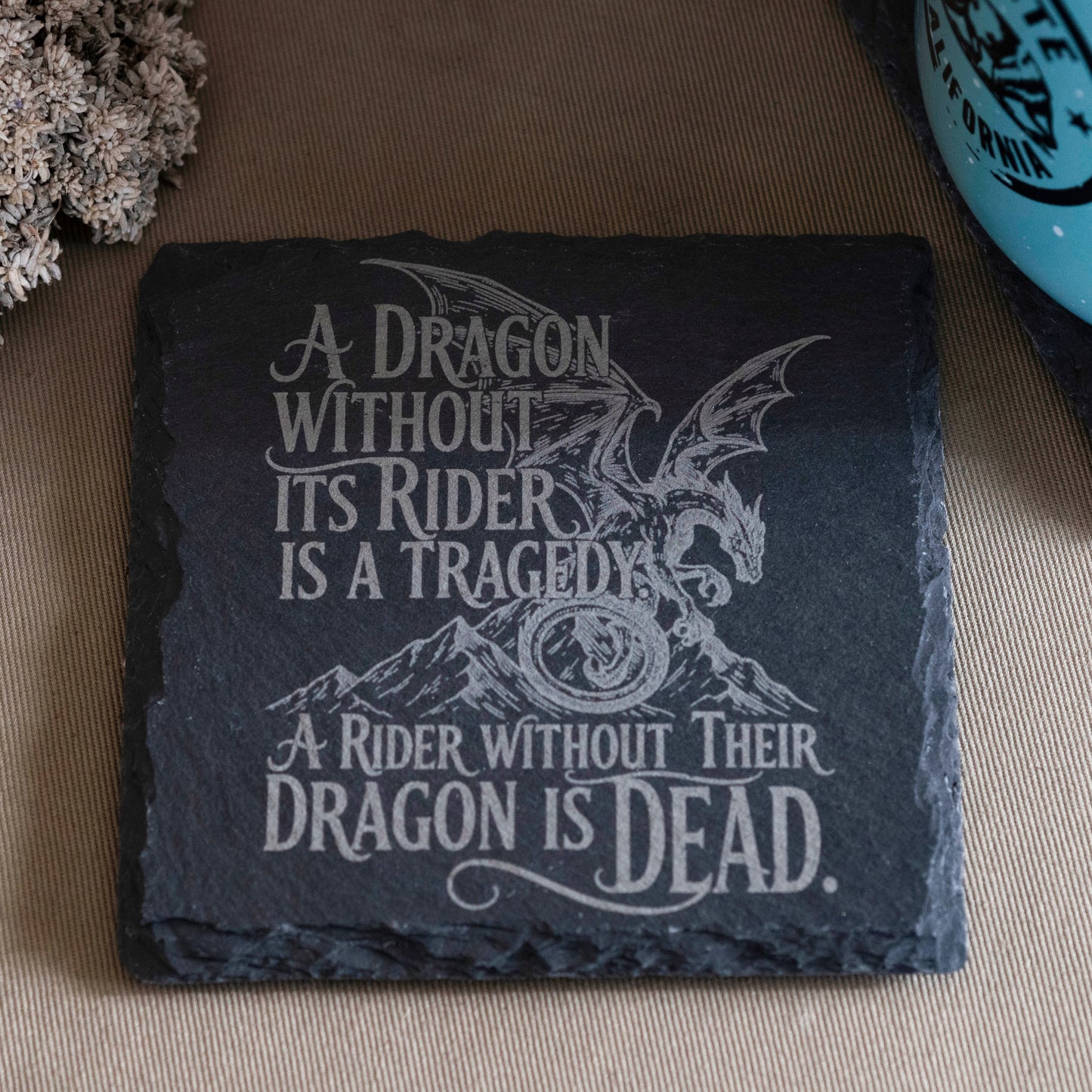 Quote Slate Coaster - Hebel Design