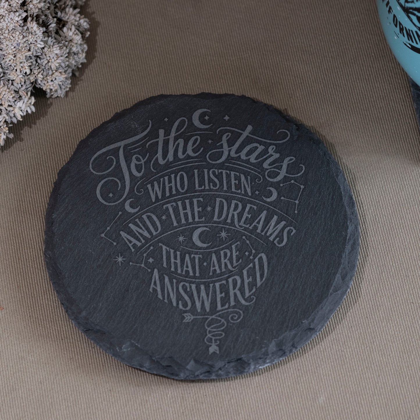 Quote Slate Coaster - Hebel Design