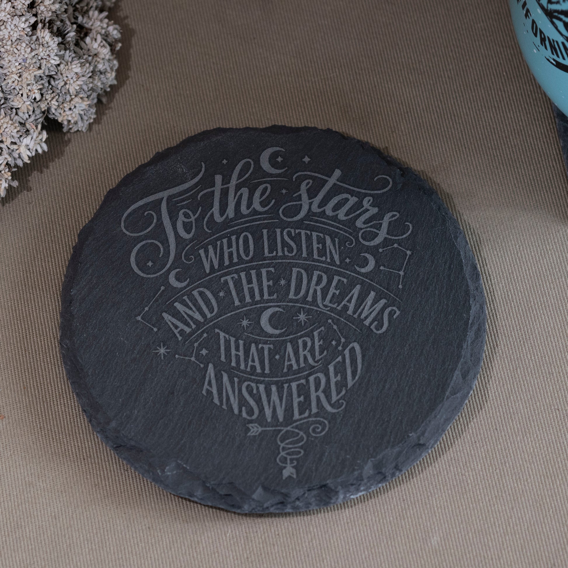 Quote Slate Coaster - Hebel Design