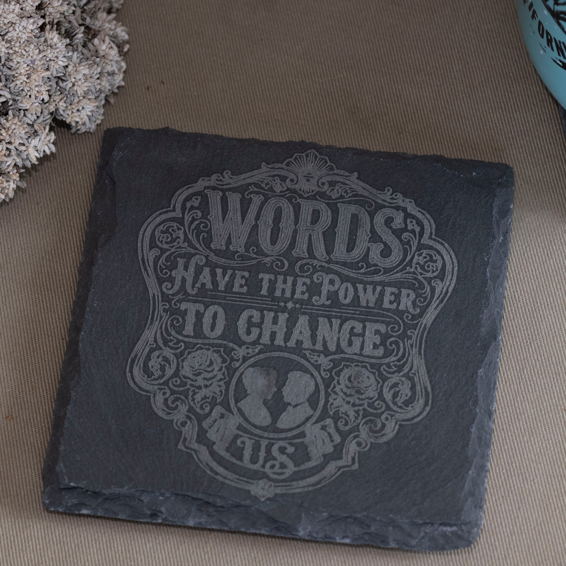 Quote Slate Coaster - Hebel Design