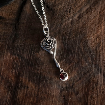 Rose and Snakes Necklace