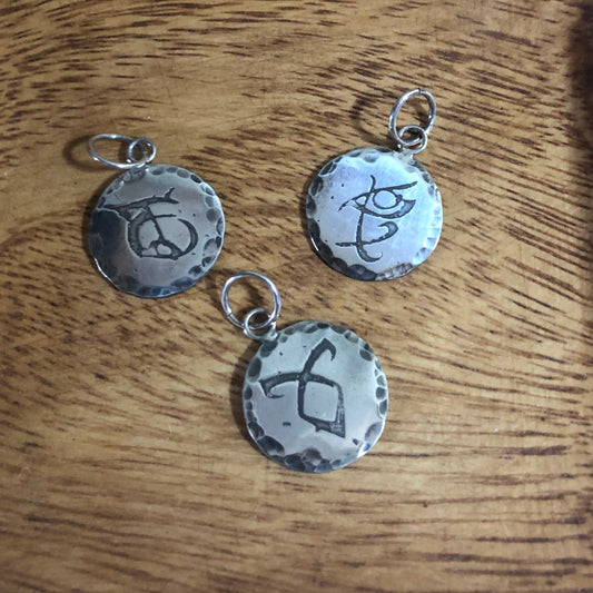 Shadowhunter Coin Rune Charm - Hebel Design