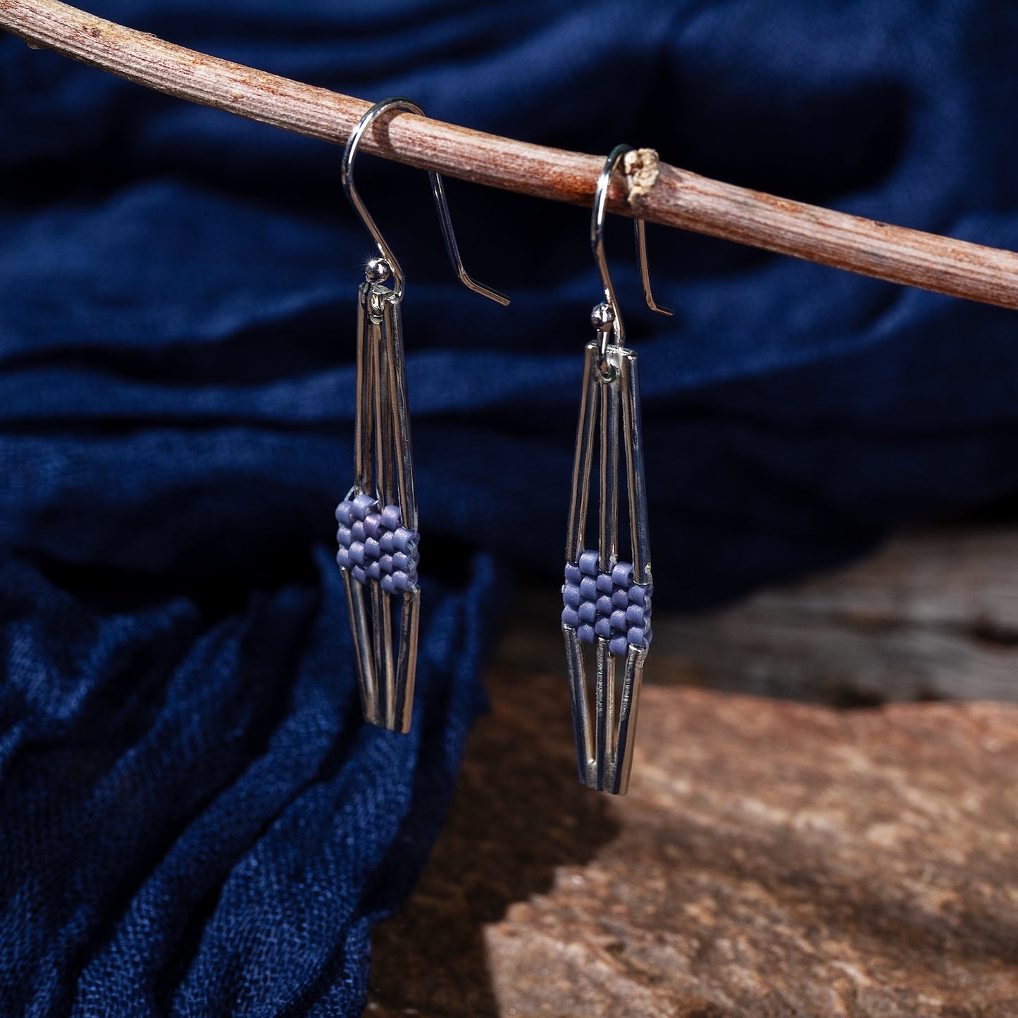 Russian Sage Earrings - Hebel Design