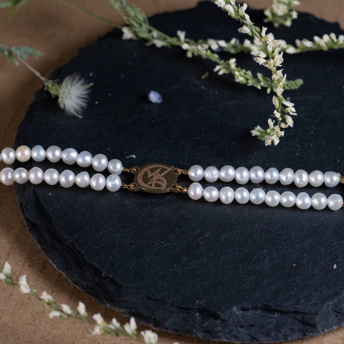 Tessa's Pearl Bracelet - Lobster Clasp