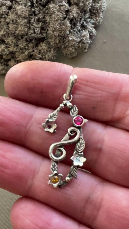 The Illustrated Initial Pendant