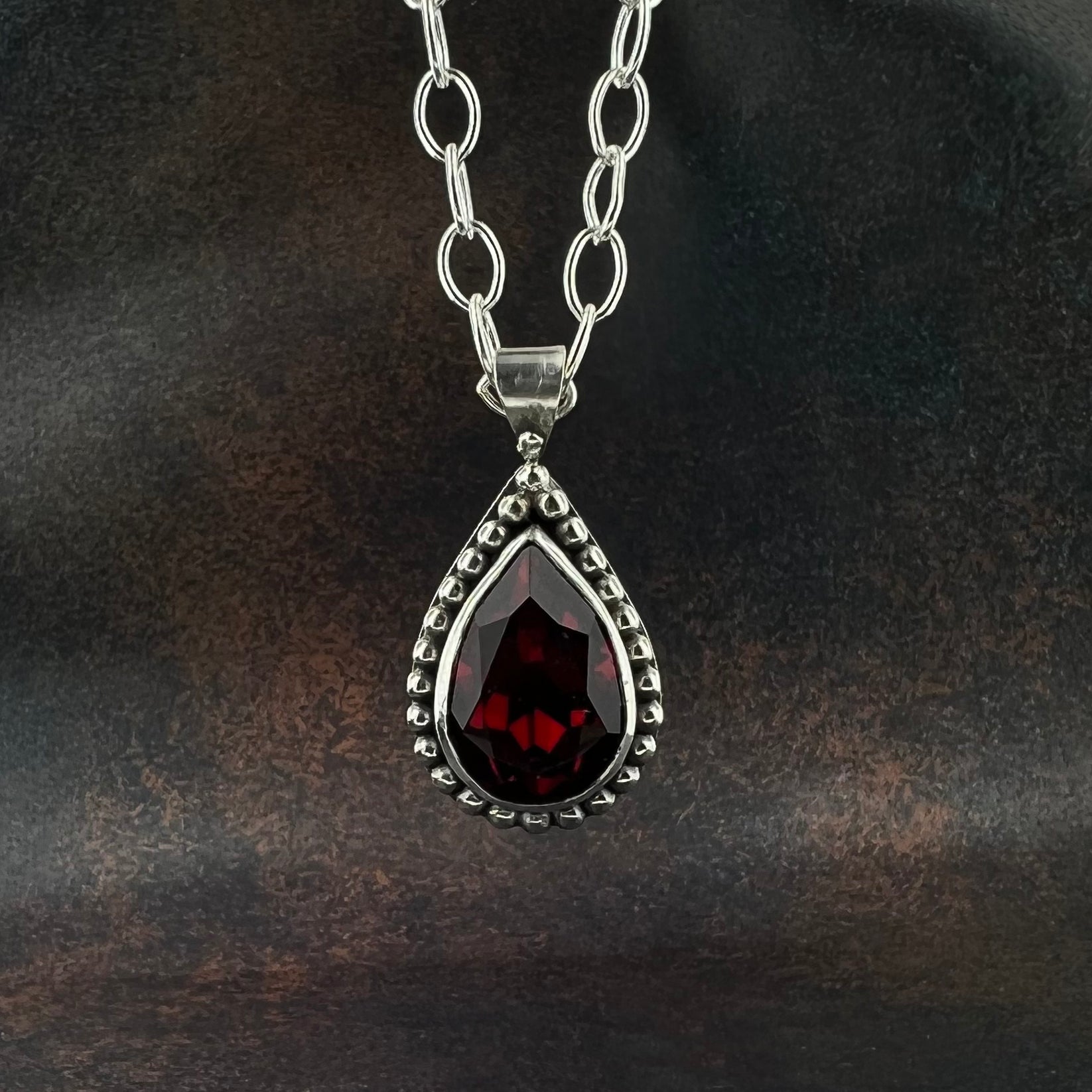 Isabelle's Ruby Necklace - Hebel Design
